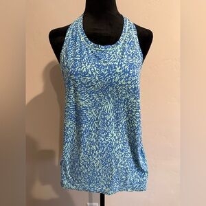 Athleta Blue Tank Top with Racerback Style